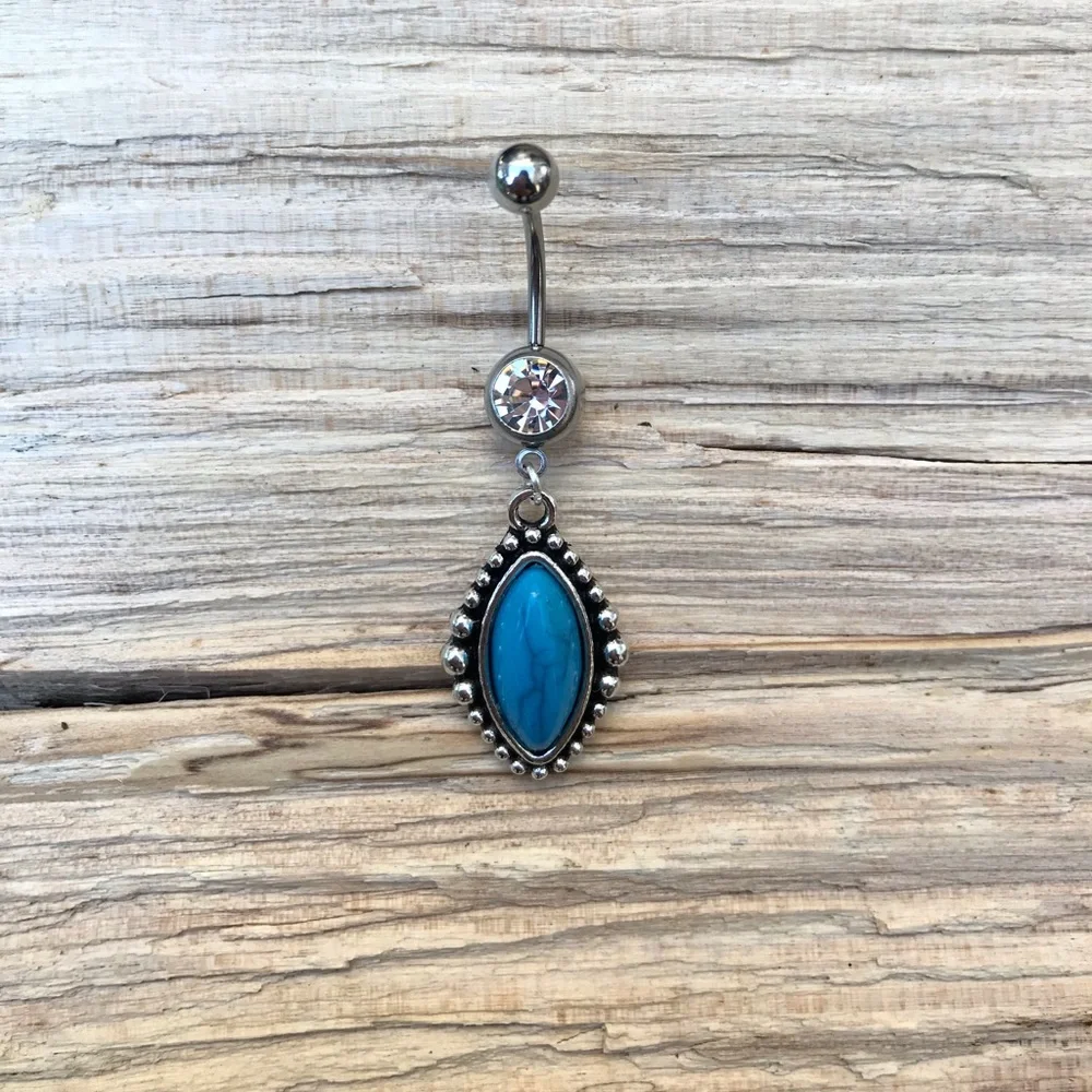 Vintage‎ Belly Button Navel Ring